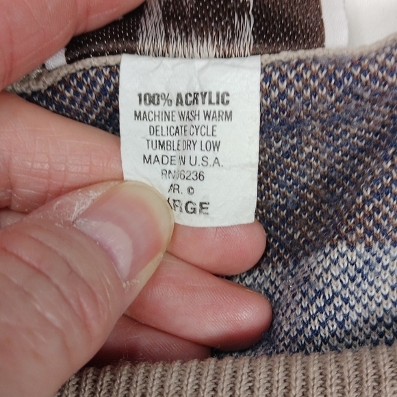 Jessica Scott women's large sized multi color sweater - Picture 3 of 9